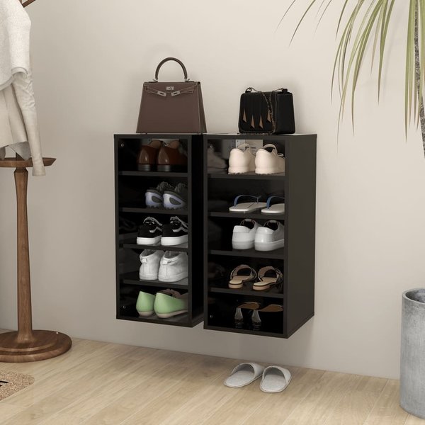 Schuhschrank Weiß und Sonoma-Eiche, Farbenauswahl 31,5x35x70 cm Holzwerkstoff