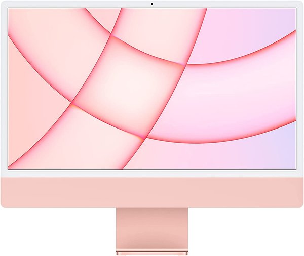 Apple 2021 iMac (24", M1 Chip mit 8‑Core CPU und 8‑Core GPU, Vier Anschlüsse, 8 GB RAM, 256 GB)