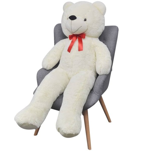 GALABY® Weicher XXXL-Plüsch-Teddybär Braun und weiß bis  2,6m, Geschenk für Sie und für ihn